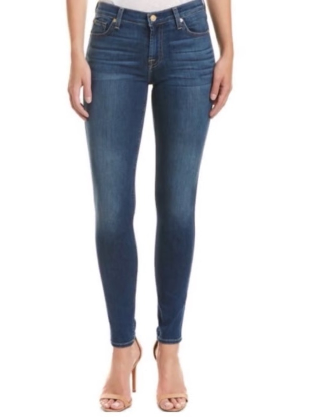 7 For All Mankind “gwenevere” Skinny Jeans Size 27